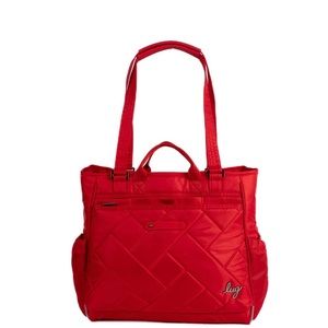 NWT Lug Cabby SE poppy red